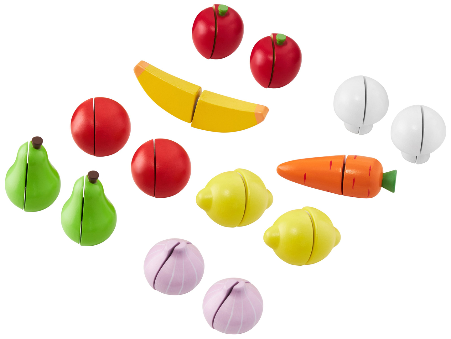 Velika drvena trgovina - štand i kazalište 2u1 s vagom, naplatnim terminalom, povrćem i voćem