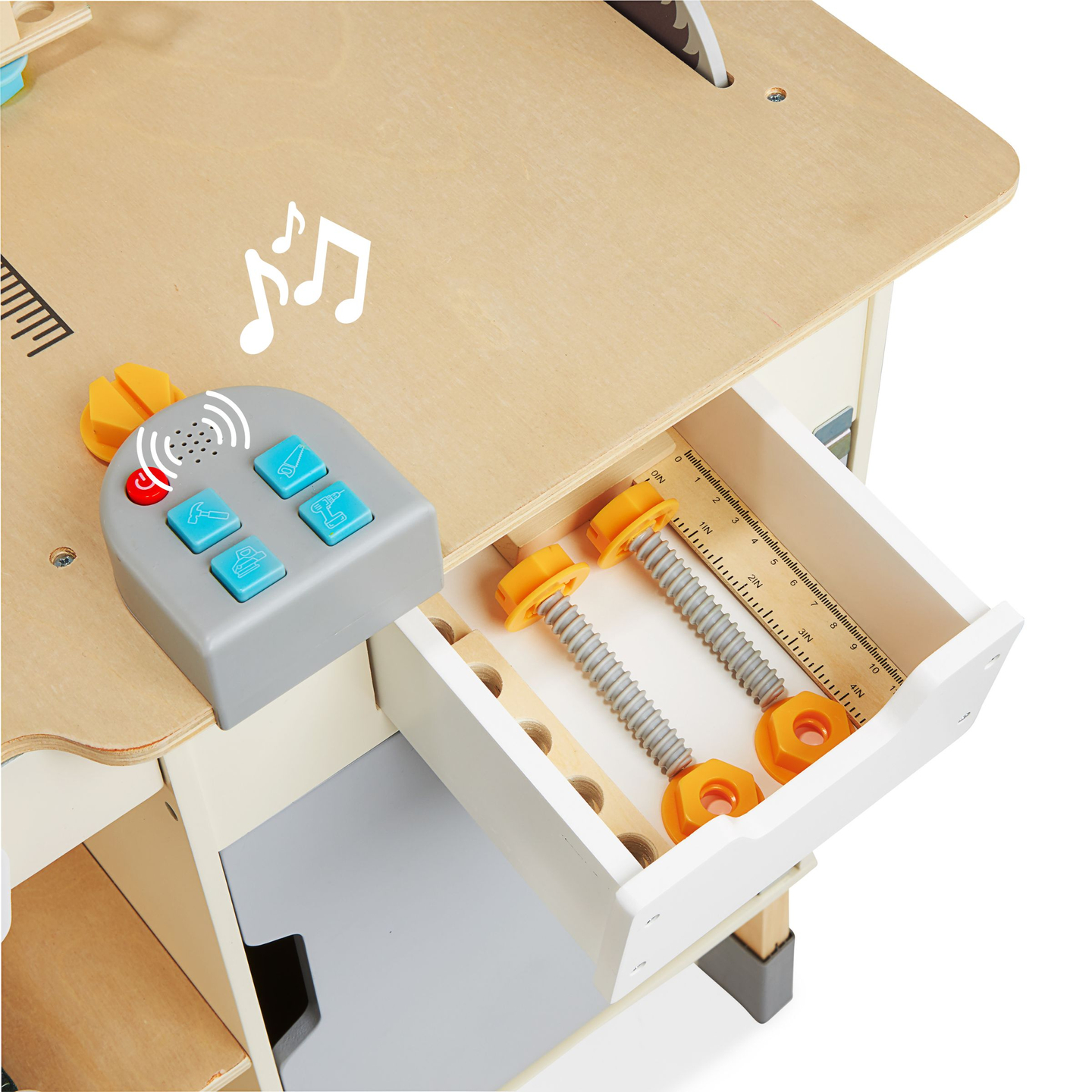 Velika drvena radionica s XXL alatom - DIY set, 74 elementa