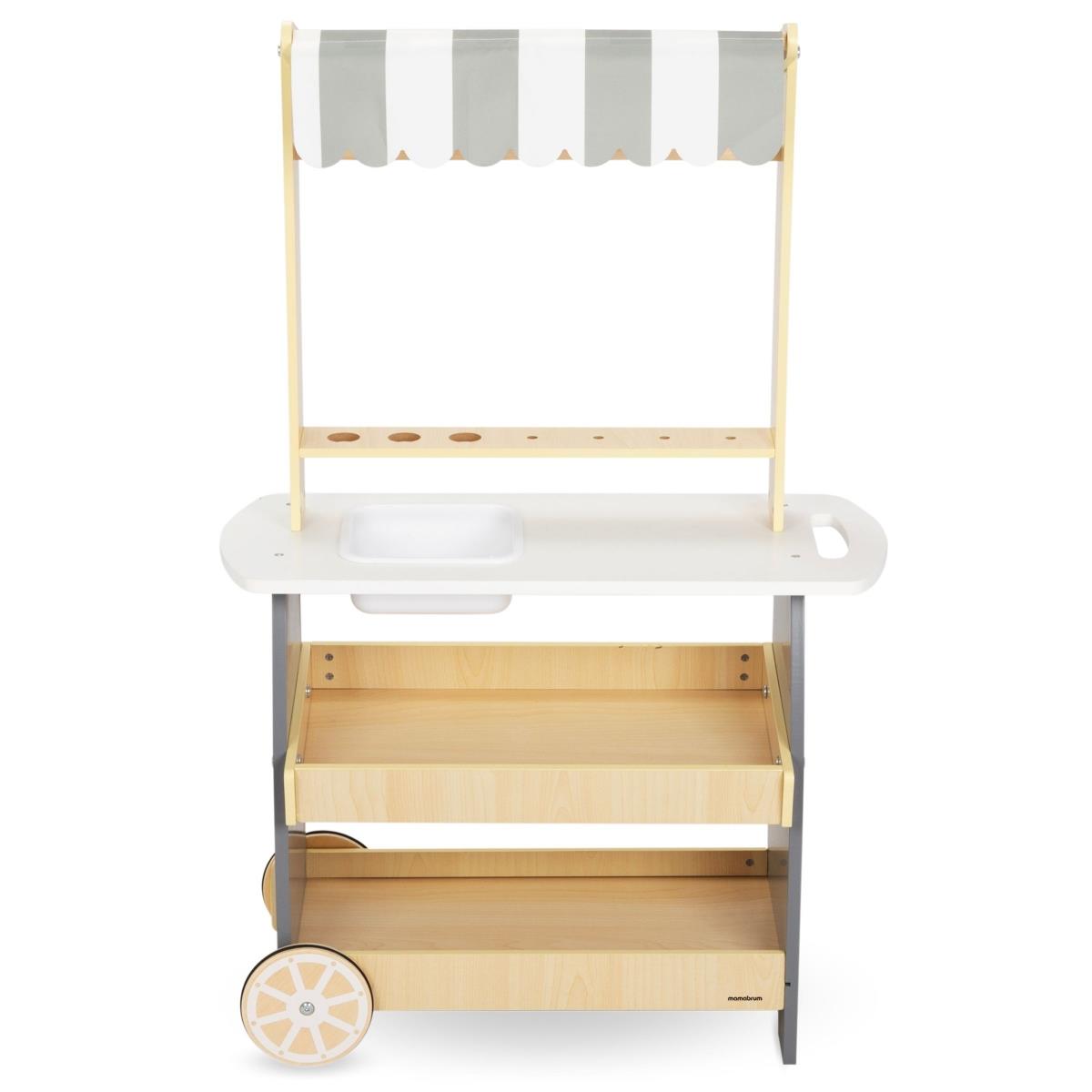 Drvena slastičarnica na kotače - kolica za sladoled