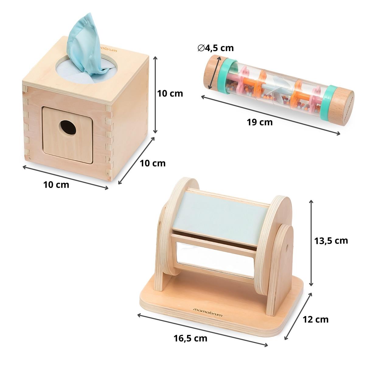 Set Montessori igračaka za bebe 0-6 mjeseci