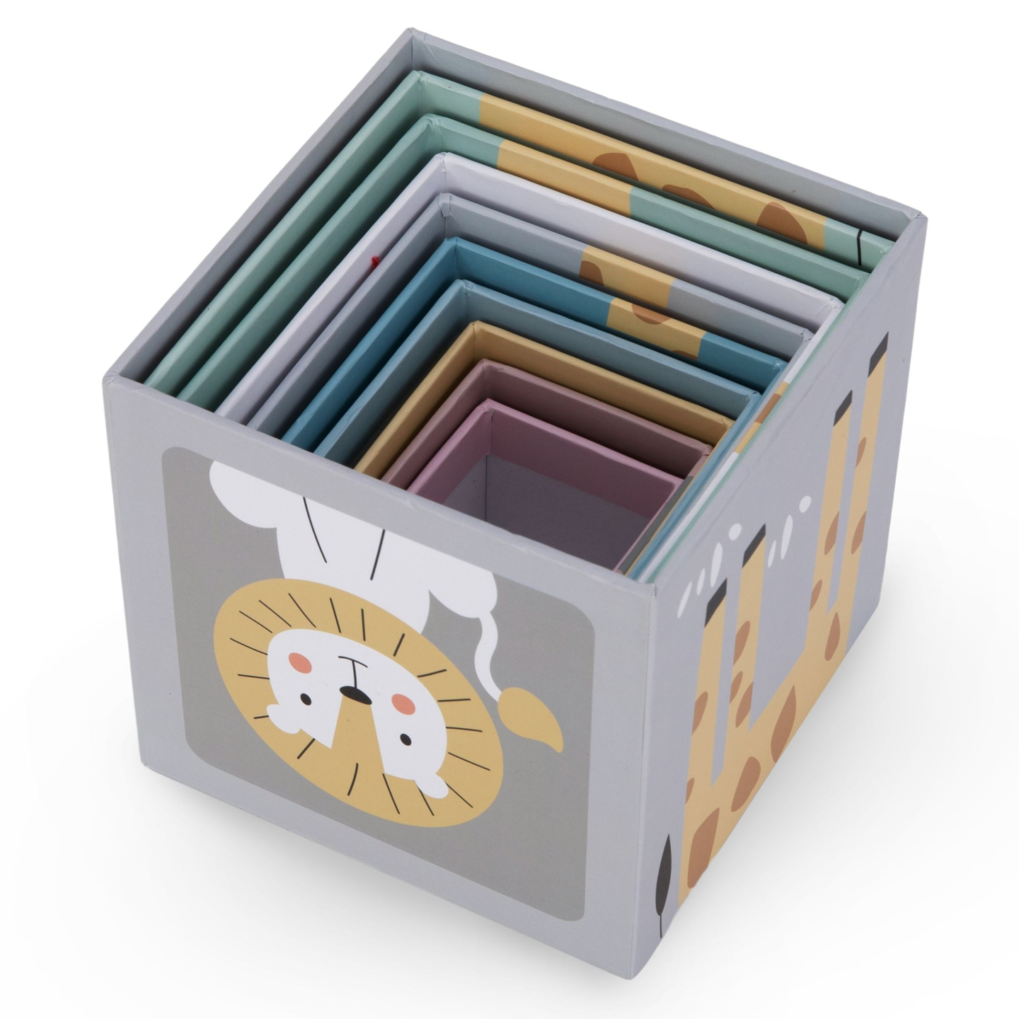 Toranj za djecu s 10 elemenata - brojevi i životinje