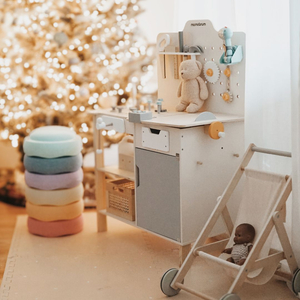 Velika drvena radionica s XXL alatom - DIY set, 74 elementa