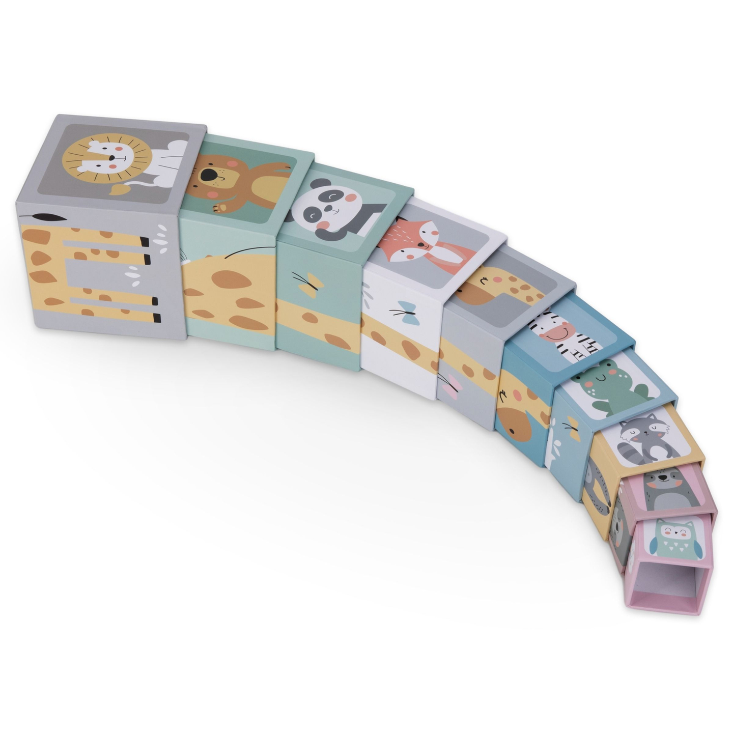 Toranj za djecu s 10 elemenata - brojevi i životinje