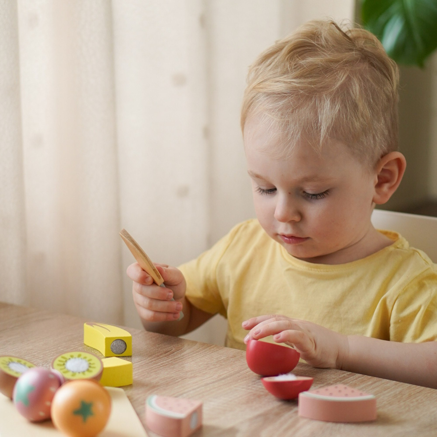 Drveno voće za rezanje - set