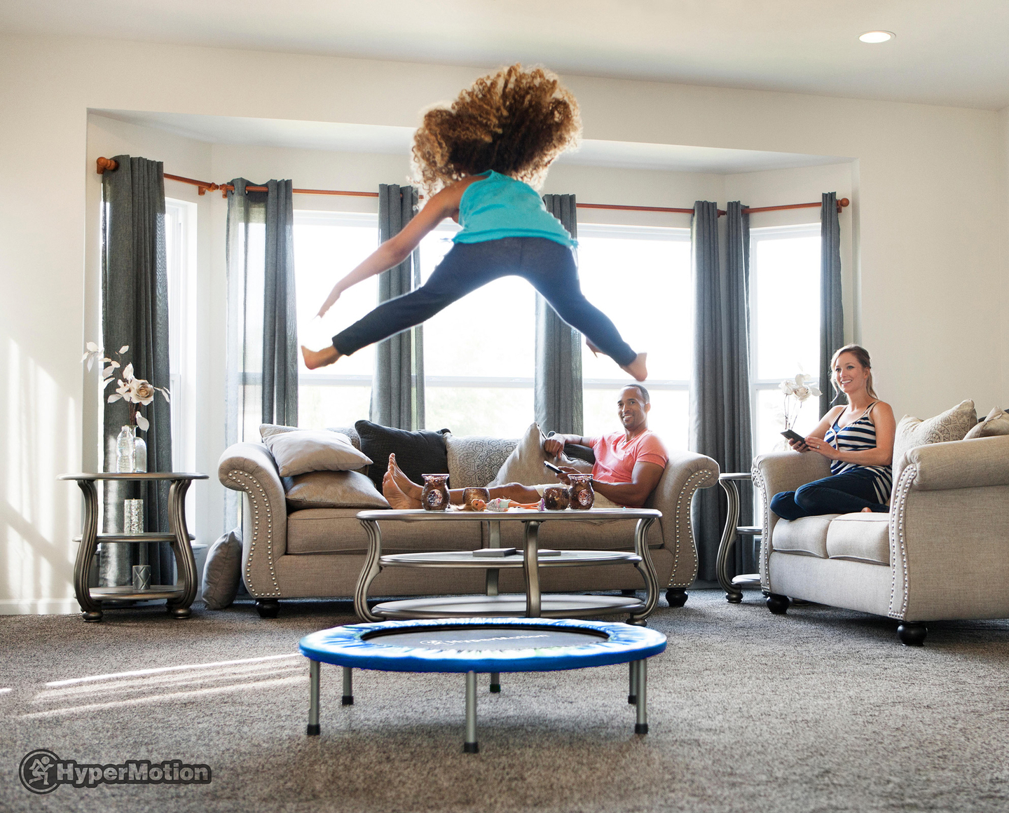 Mini trampolin za djecu - 91cm - za dom i vrt