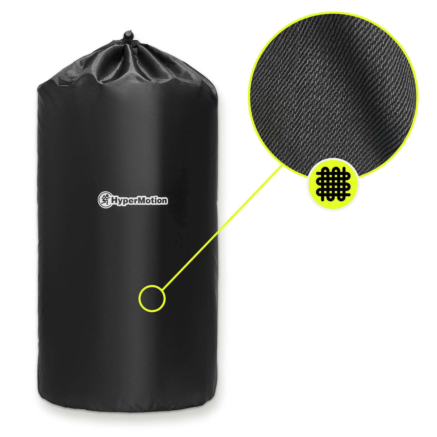 Prostirka za akupresuru s jastukom i navlakom - 72 cm HyperMotion siva i roza