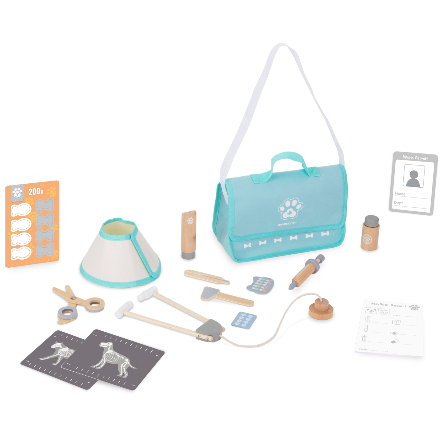 Drveni veterinarski set