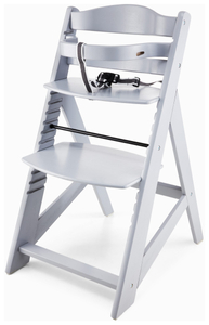 Moby-System WOODY drvena stolica za hranjenje - siva boja