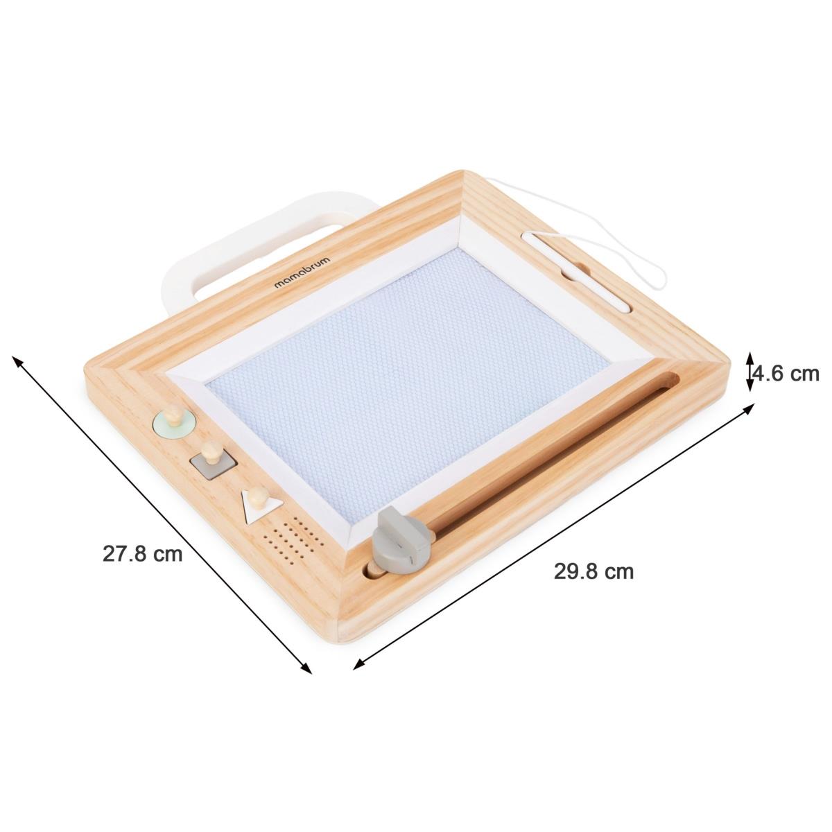 Drveni spomenar sa pečatima - ploča za crtanje