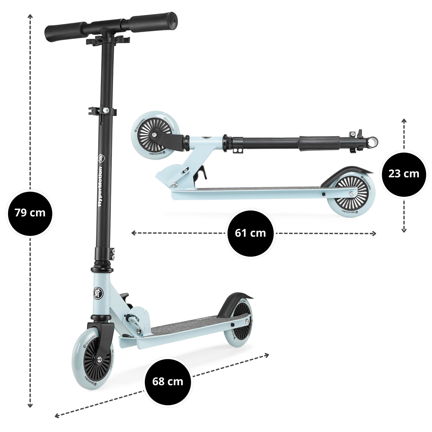 Skuter na dva kotača WILLY 3-8 godina od HyperMotion - mint