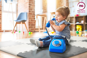 Slagalica od pjene 12 kom. - pjenasta obrazovna prostirka 120 x 90 x 1,2 cm s rubom - siva