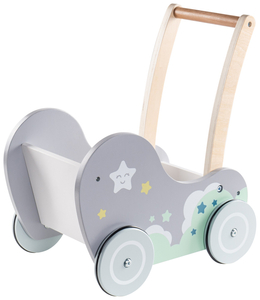 Dobranocka - drvena kolica, hodalica na guralicu