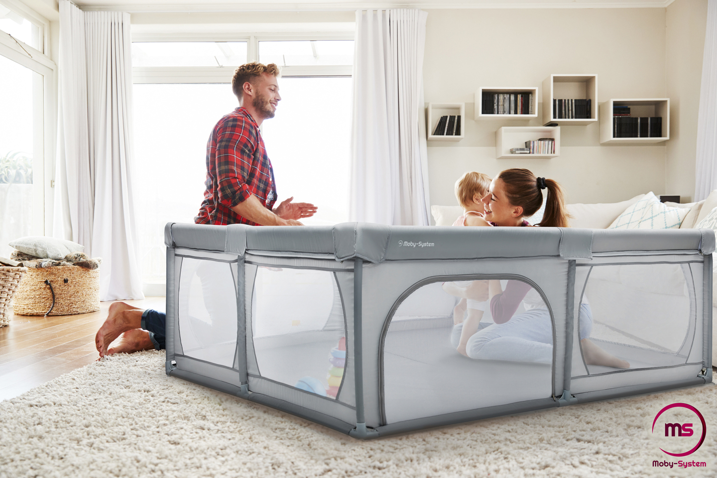 Velika ogradica 200 cm x 160 cm - igralište za djecu, suhi bazen