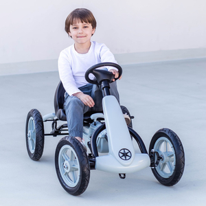 EVOQUE karting s pedalama za djecu - jahanje za djecu 5-8 godina - siva