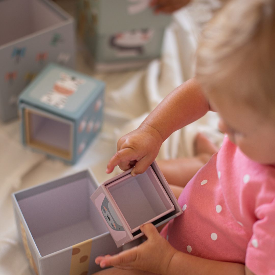 Toranj za djecu s 10 elemenata - brojevi i životinje