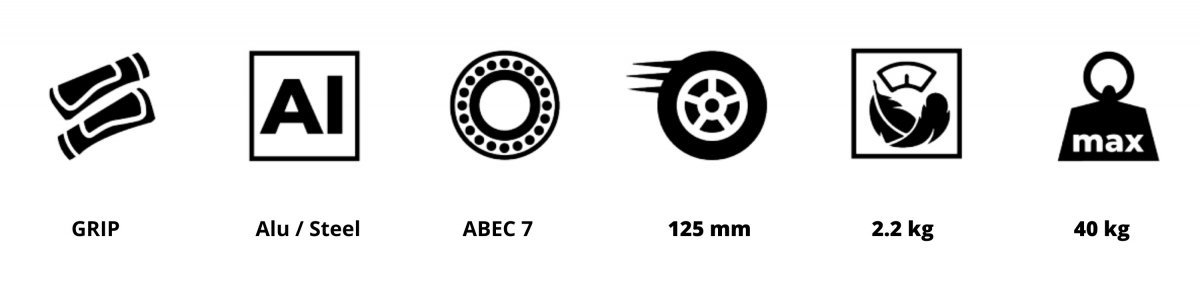 Skuter na dva kotača WILLY 3-8 godina od HyperMotion - mint