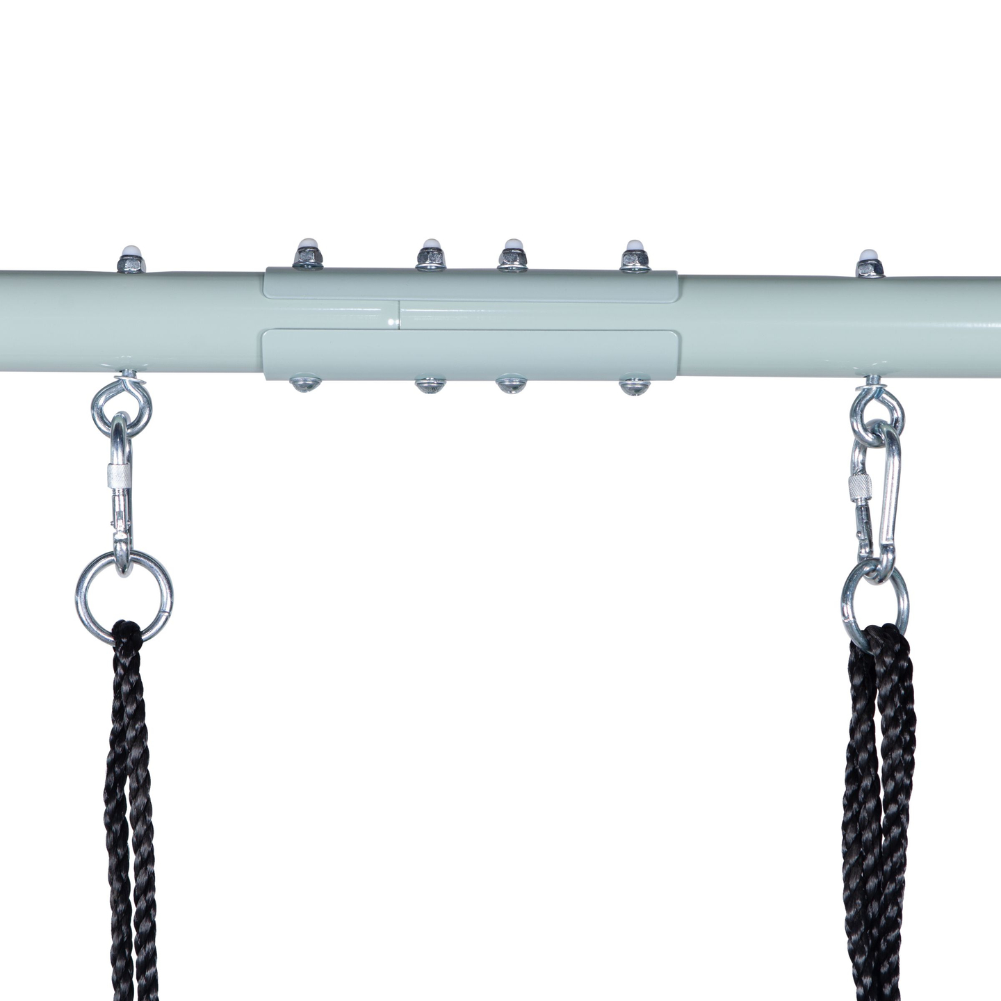 Dvostruka vrtna ljuljačka s okvirom i užadima - sjedalo i gnijezdo za rode