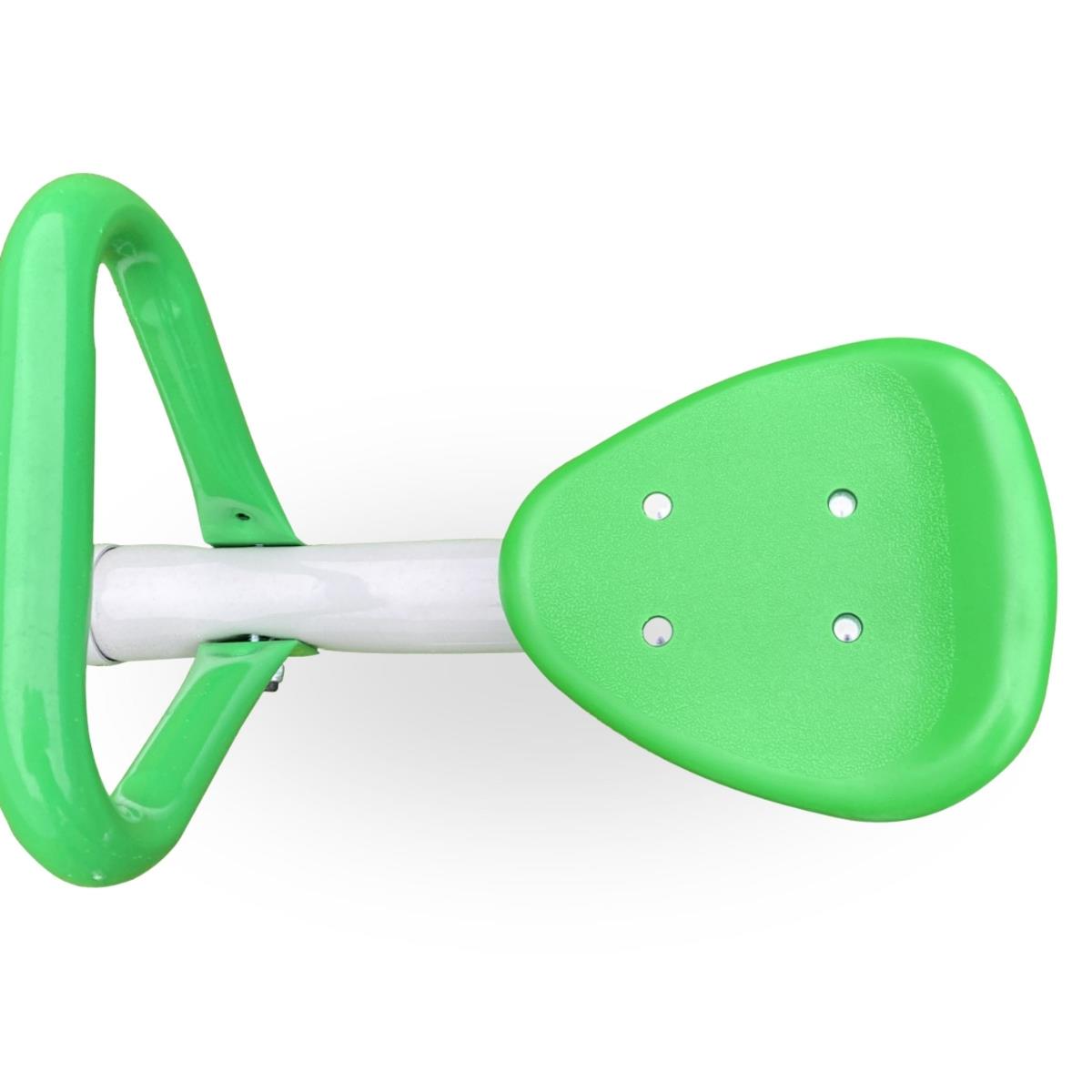 Vrtna ljuljačka 2-u-1, greda za ravnotežu za 2 osobe s funkcijom vrtuljka od 360 stupnjeva