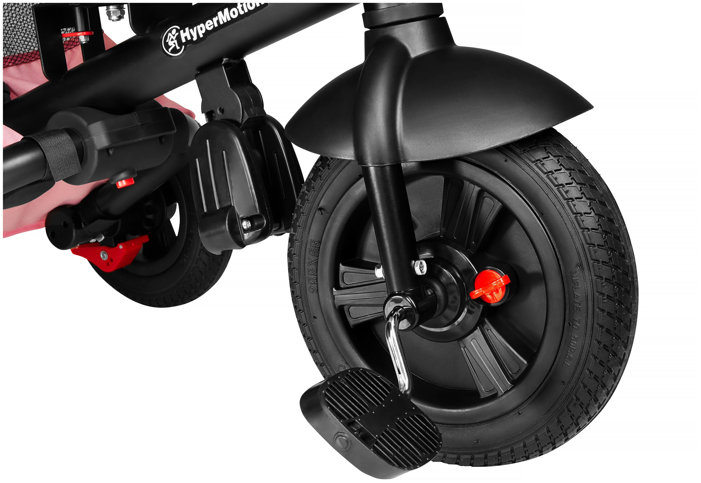 Tobi Velar tricikl + kišna navlaka - roza