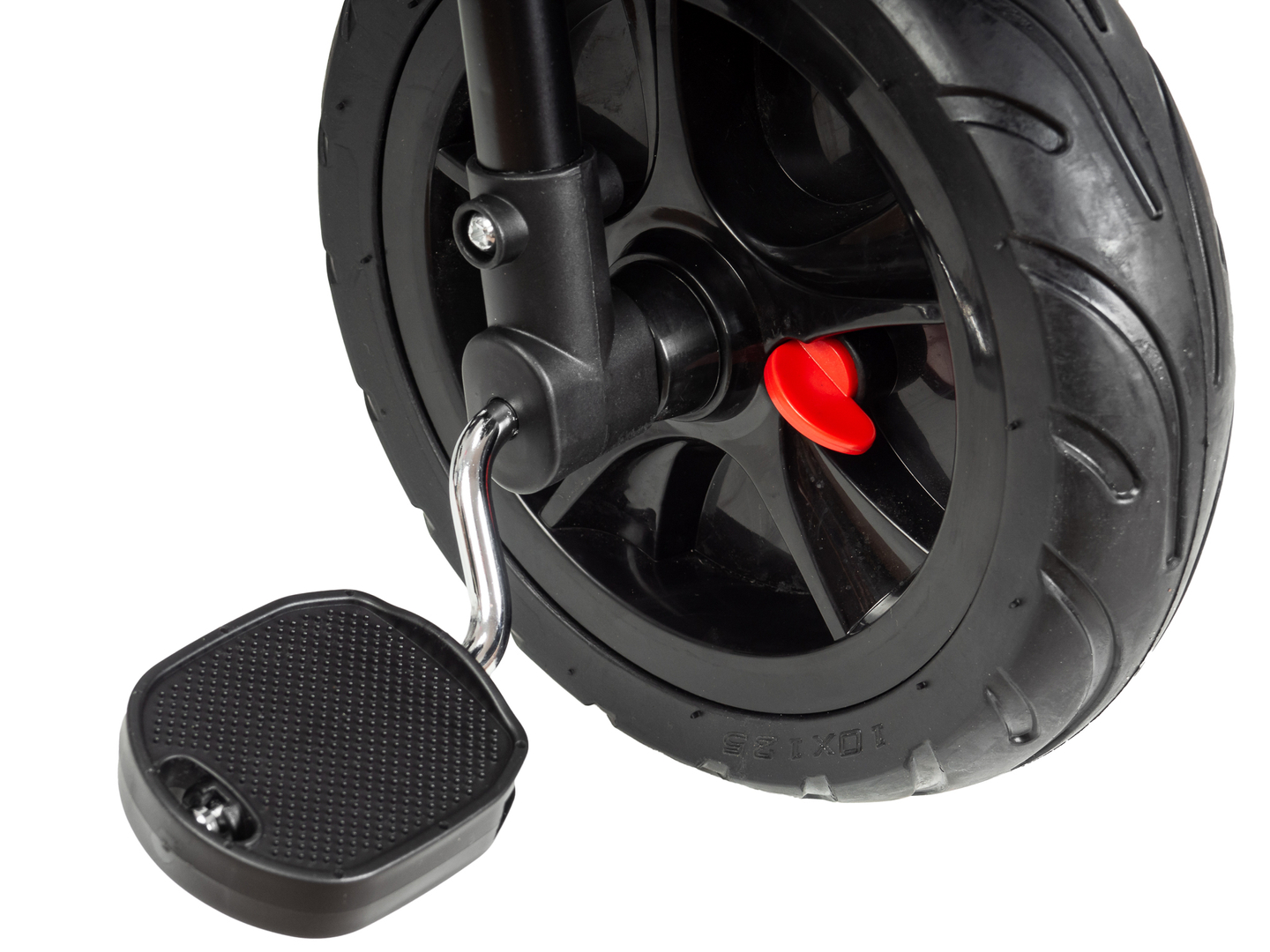 HyperMotion TOBI VECTOR tricikl - trajno napumpani kotači + potiskivač. Crna boja.