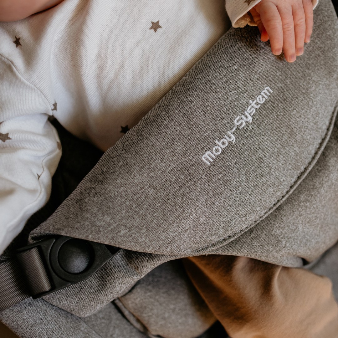 Stolica za ljuljanje 2 u 1 s umetkom Moby-System LILY – siva