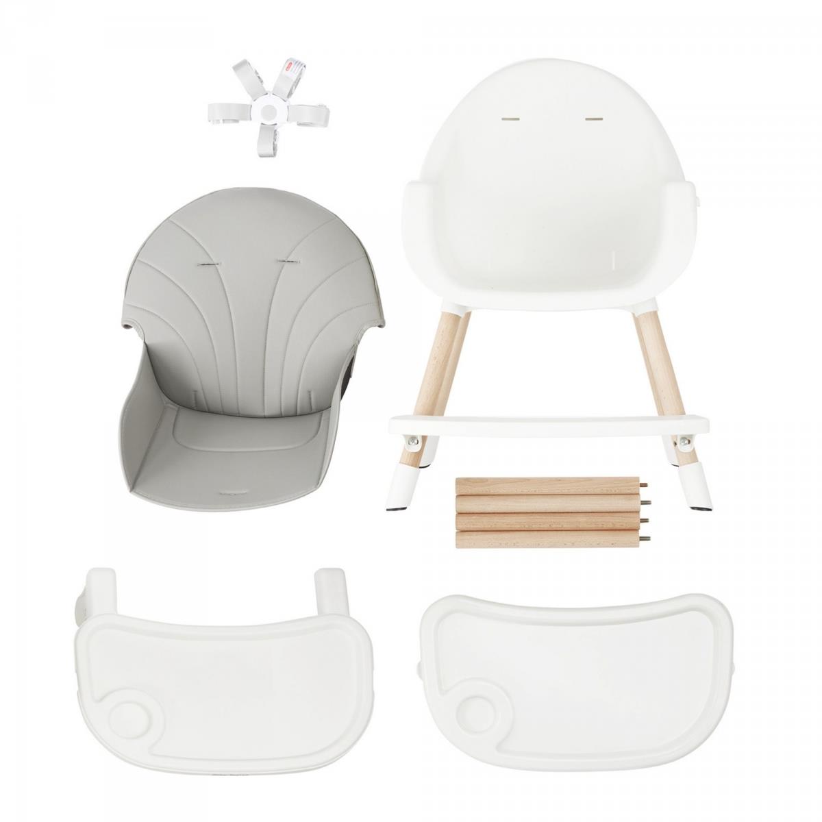 AMELIA 3u1 Moby-System stolica za hranjenje, siva