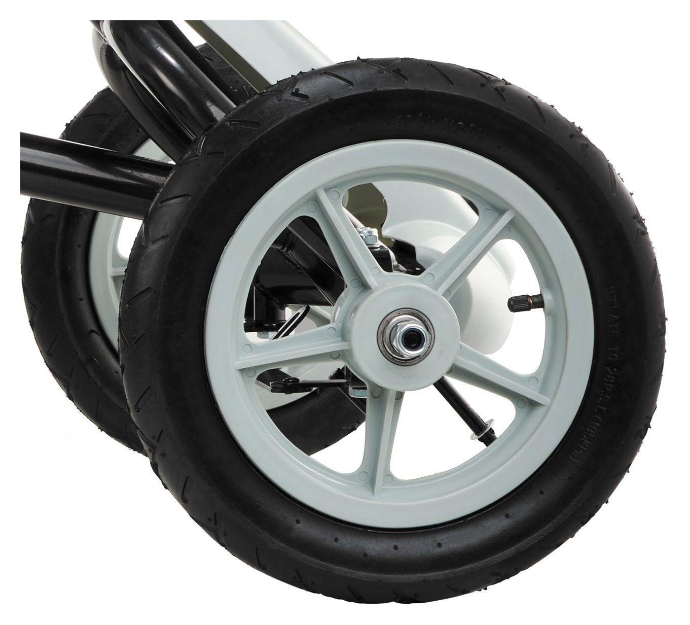 EVOQUE karting s pedalama za djecu - jahanje za djecu 5-8 godina - siva