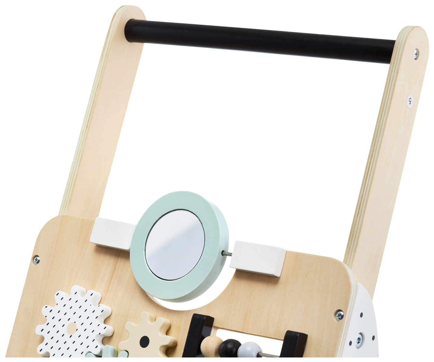 Drvena, edukativna hodalica/guralica za djecu - manipulativna ploča