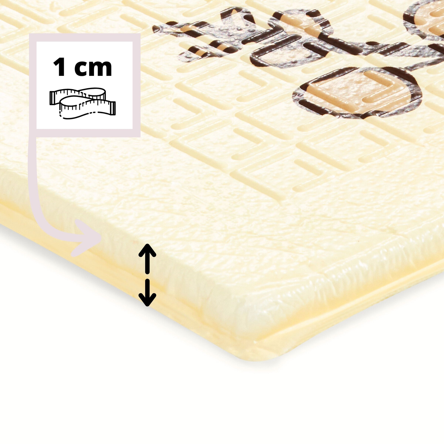 Dvostrana sklopiva pjenasta prostirka 180 x 120 x 1 cm - Magic Forest/Autumn Streets - boho