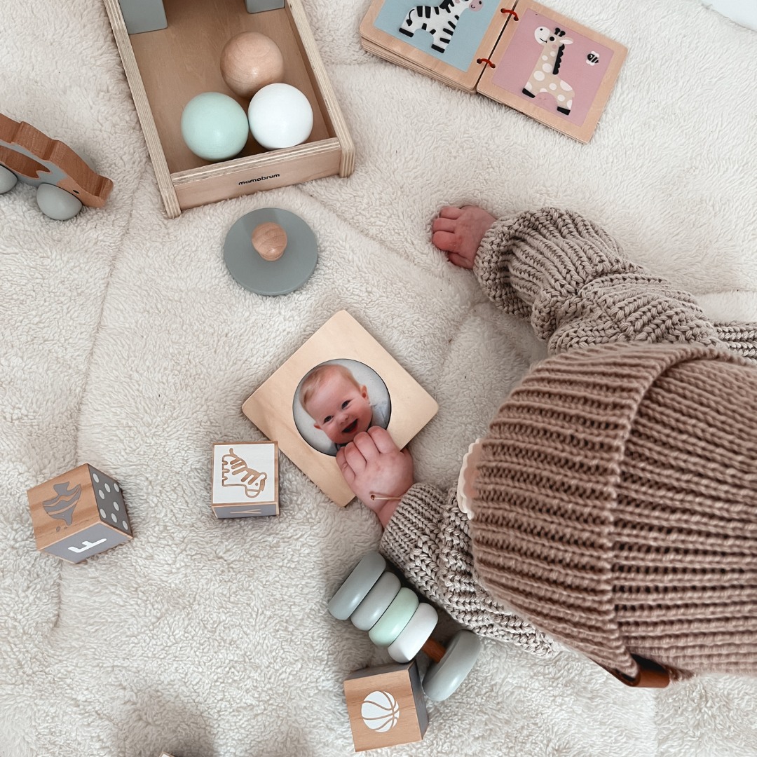 Montessori edukativna kutija za bebe - 6 igračaka