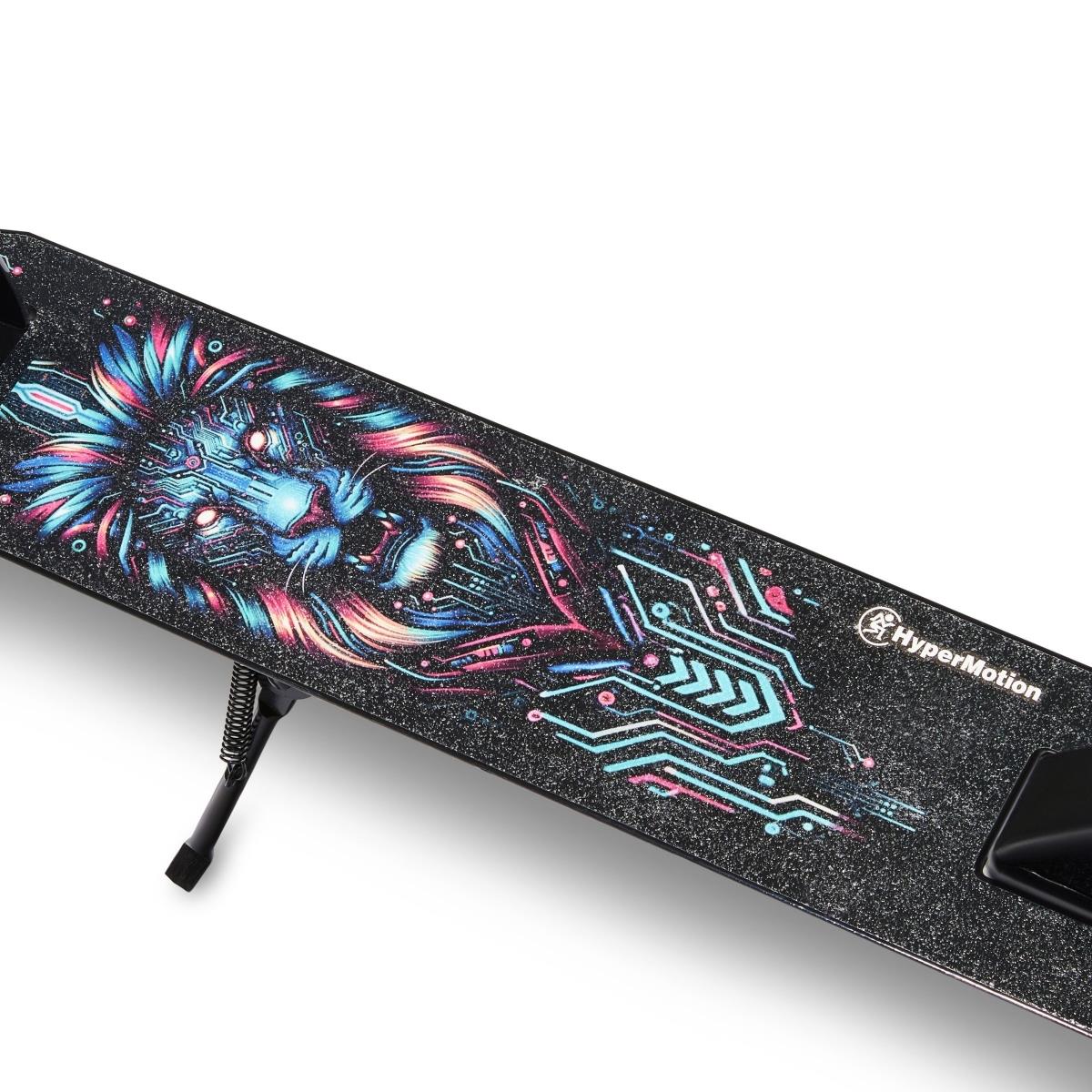 Skuter na dva kotača za tinejdžere i odrasle - s amortizerom - Hypermotion CITY SWIFT Digital lion - 100kg