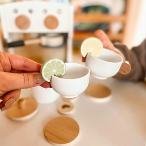 Drveni aparat za kavu i čaj sa dodacima - cafe