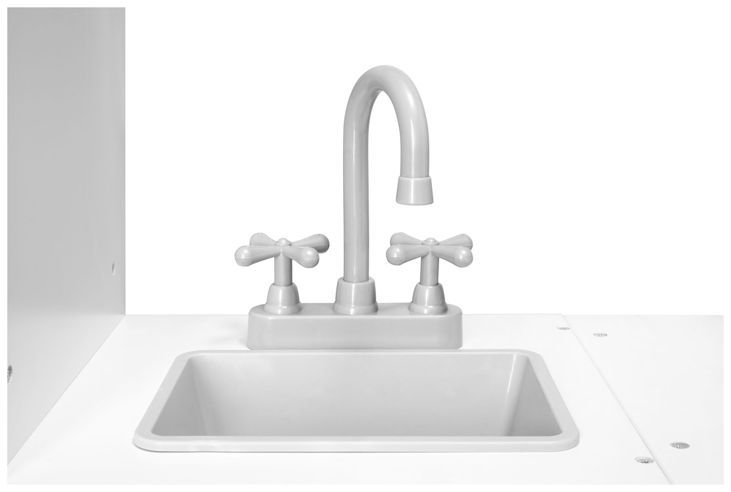 XXXL drvena kutna kuhinja s hladnjakom, pećnicom, perilicom rublja, pregačom i dodacima