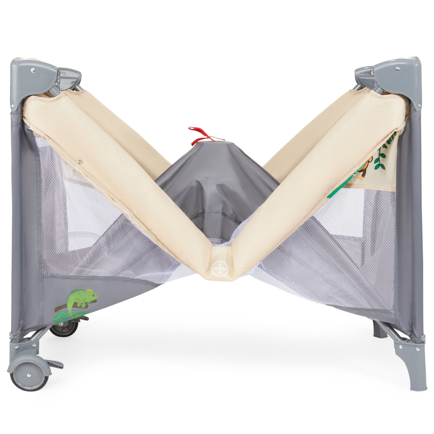 Putni krevetić 0 - 36 m sa stolom za prematanje + Moby-System HUXLEY igralište