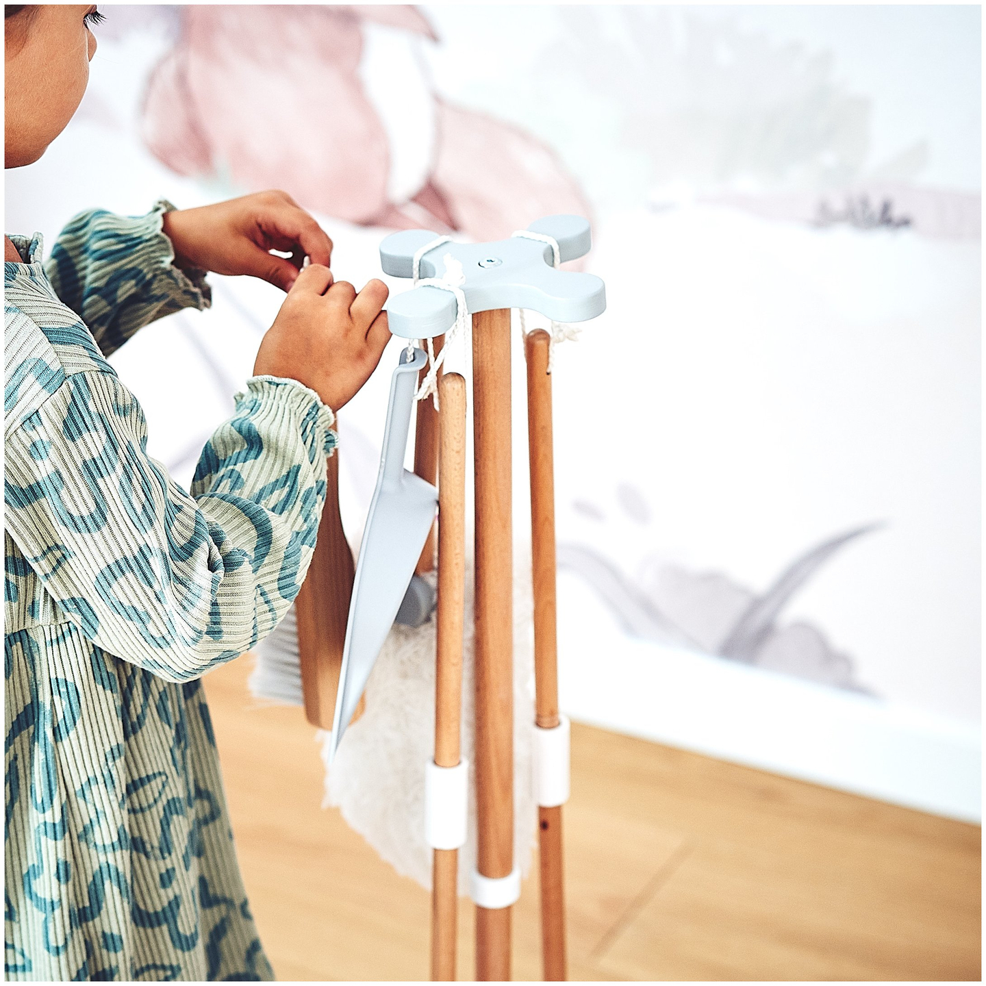 Drveni set za čišćenje