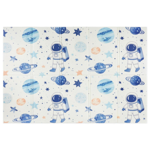 Dvostrani sklopivi pjenasti podmetač 180 x 120 x 1 cm - prostor/geometrijski trokuti